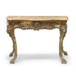 BEAUTIFUL GILTWOOD CONSOLE NAPLES 18TH CENTURY