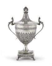 SILVER SUGAR BOWL HUNGARY CITY OF ROZENYO 1828 ca.