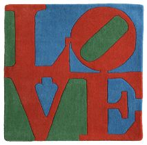 WOOL RUG BY ROBERT INDIANA