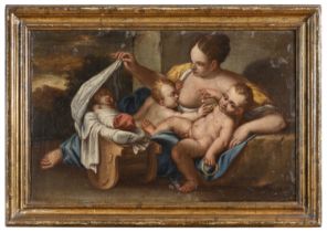 OIL PAINTING FROM BOLOGNA 17TH CENTURY