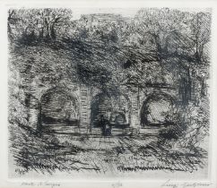 ETCHING BY LUIGI BARTOLINI 1919