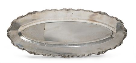 SILVER FISH TRAY ITALY approx. 1935.