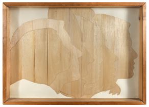 WOOD SCULPTURE BY MARIO CEROLI 1970