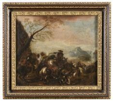 NEAPOLITAN OIL PAINTING 18TH CENTURY