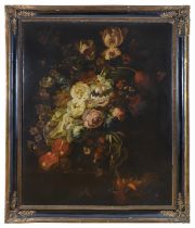 OIL PAINTING IN THE MANNER OF MARIO DE' FIORI 19th CENTURY