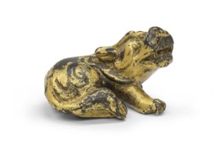 A CHINESE GILT BRONZE SCULPTURE EARLY 20TH CENTURY.