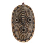 AN AFRICAN WOOD MASK 20TH CENTURY.