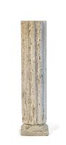 TRAVERTINE COLUMN 19th CENTURY