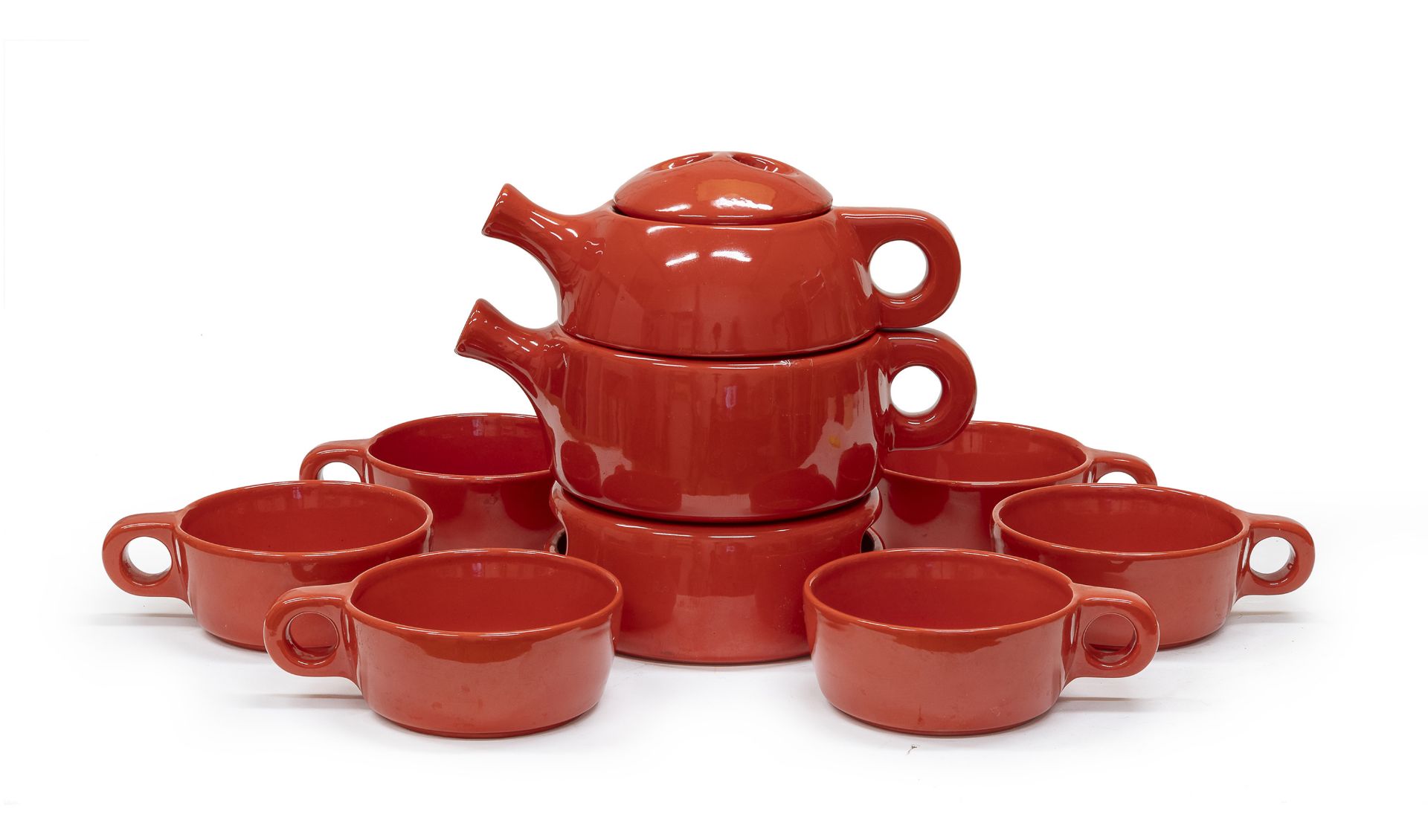 CERAMIC TEA SET BY LIISI BECKMANN FOR GABBIANELLI 1960s