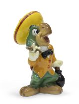 CERAMIC SCULPTURE OF JOSE CARIOCA, ZACCAGNINI FLORENCE 1940s