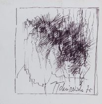 PENCIL DRAWING BY JERZY TCHORZEWSKI 1975