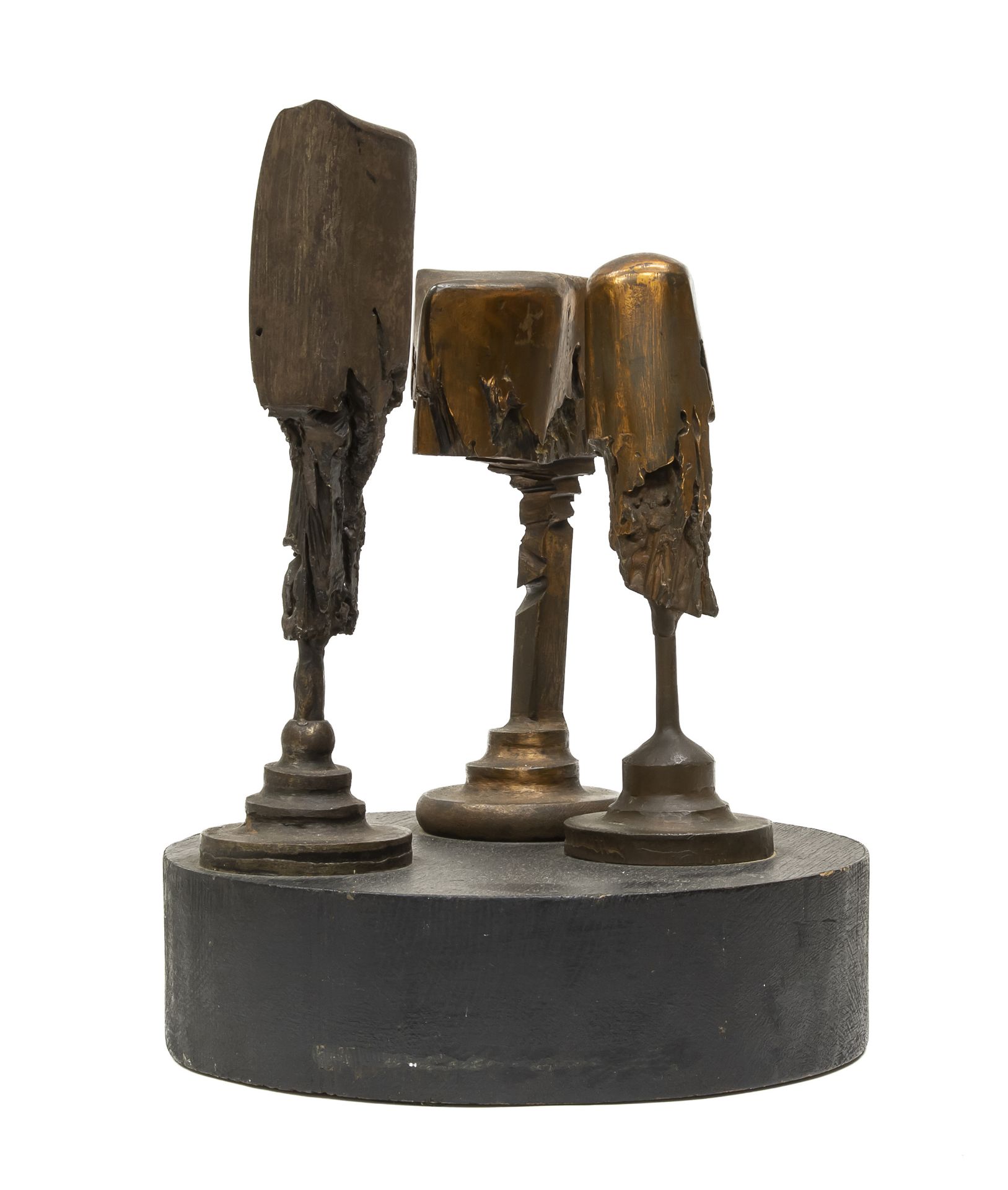 BRONZE SCULPTURE BY VALERIANO TRUBBIANI 1974 - Image 2 of 2