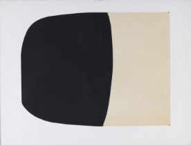 COMPLETE SERIES OF SIX LITHOGRAPHS BLACK AND WHITE I BY ALBERTO BURRI 1969