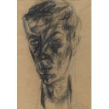 CHARCOAL PORTRAIT BY RENATO SANTINI 1959