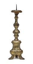 GILTWOOD CANDLESTICK 18TH CENTURY