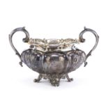 SILVER-PLATED SUGAR BOWL EARLY 20TH CENTURY