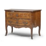 WALNUT AND WALNUT BRIAR DRESSER 18TH CENTURY ROME