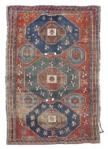 CAUCASIAN BORDIJALU RUG LATE 19TH CENTURY