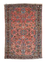 RARE PERSIAN TAFRISH CARPET EARLY 20TH CENTURY