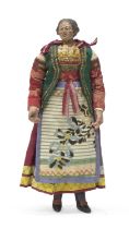 WOODEN CRIP FIGURE NAPLES 19TH CENTURY