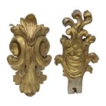 TWO GILTWOOD FRIEZES 18TH CENTURY