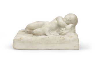 WHITE MARBLE SCULPTURE LATE 18TH CENTURY