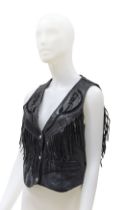 WOMEN'S VEST GYPSY LEATHER MADE IN USA