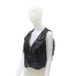 WOMEN'S VEST GYPSY LEATHER MADE IN USA