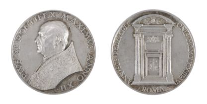 SILVER ANNUAL MEDAL OF POPE PIUS XI