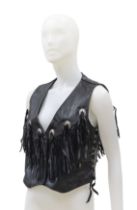 WOMEN'S VEST GYPSY LEATHER MADE IN USA