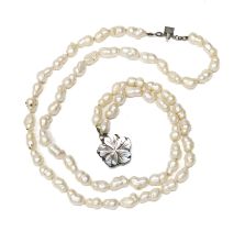 TWO-STRAND RIVER PEARL NECKLACE