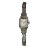 SILVER VINTAGE LADY DUNKLINGS WATCH