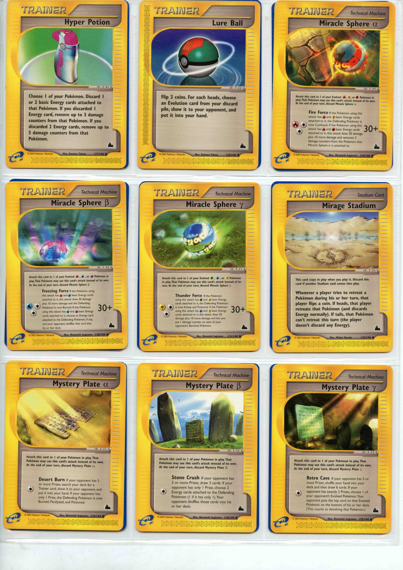 Pokemon TCG - Skyridge Master Set- Complete Set - This lot contains a complete Pokemon Skyridge - Bild 19 aus 43
