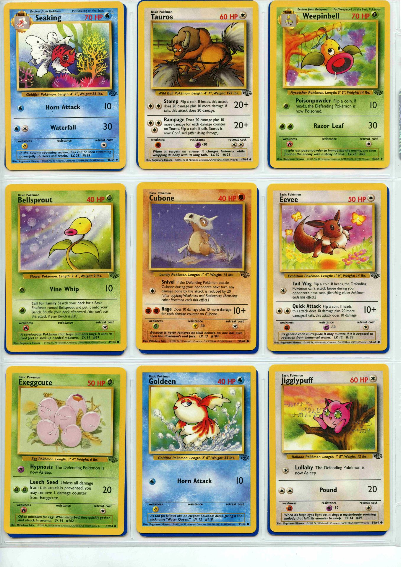 Pokémon TCG - Jungle Unlimited - Partially Complete Set 60/64 - This lot contains a partially - Bild 6 aus 7