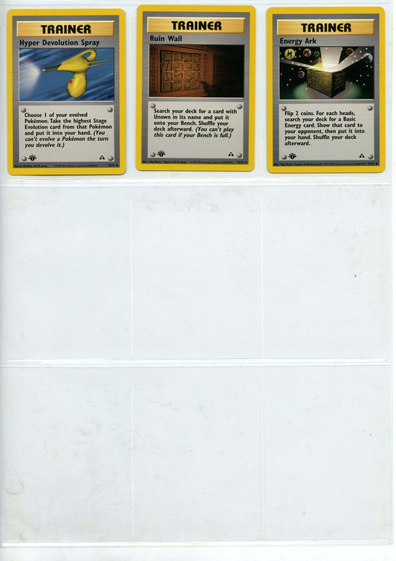 Pokemon TCG - Neo Discovery 1st Ed - Complete Set 75/75 - This lot contains a complete Pokemon 1st - Image 9 of 9
