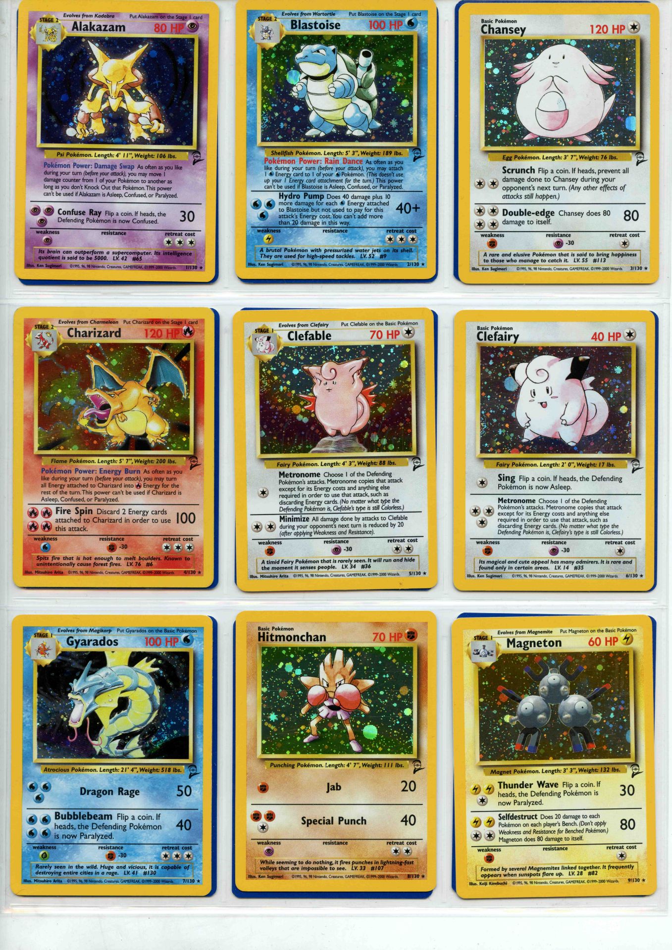 Pokemon TCG - Base Set 2 - Complete Set 130/130 - This lot contains a complete Pokemon Base Set 2.