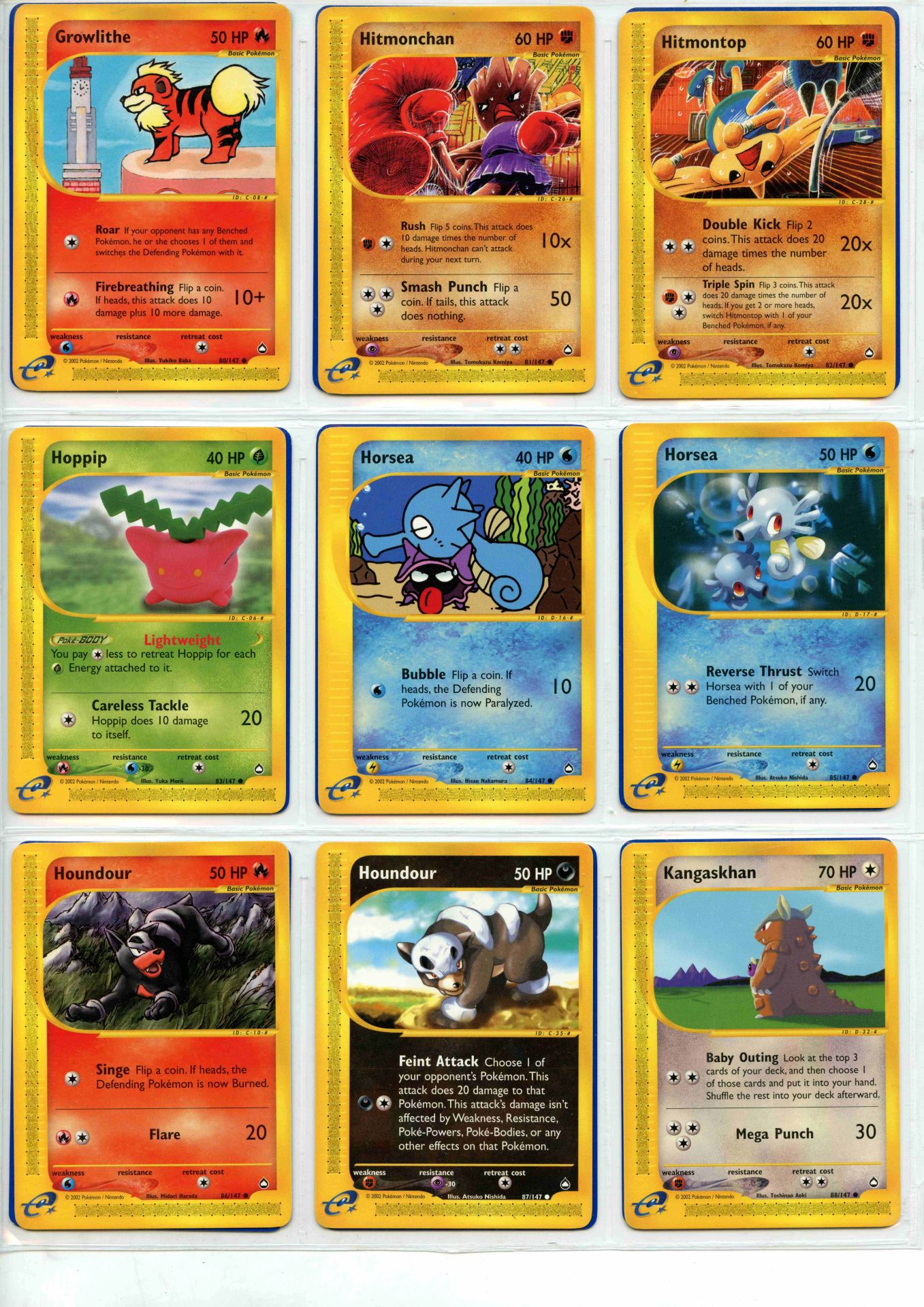 Pokemon TCG - Aquapolis Non-Holo Rare, Uncommon & Common - Complete Set 147/147 - This lot - Bild 10 aus 17