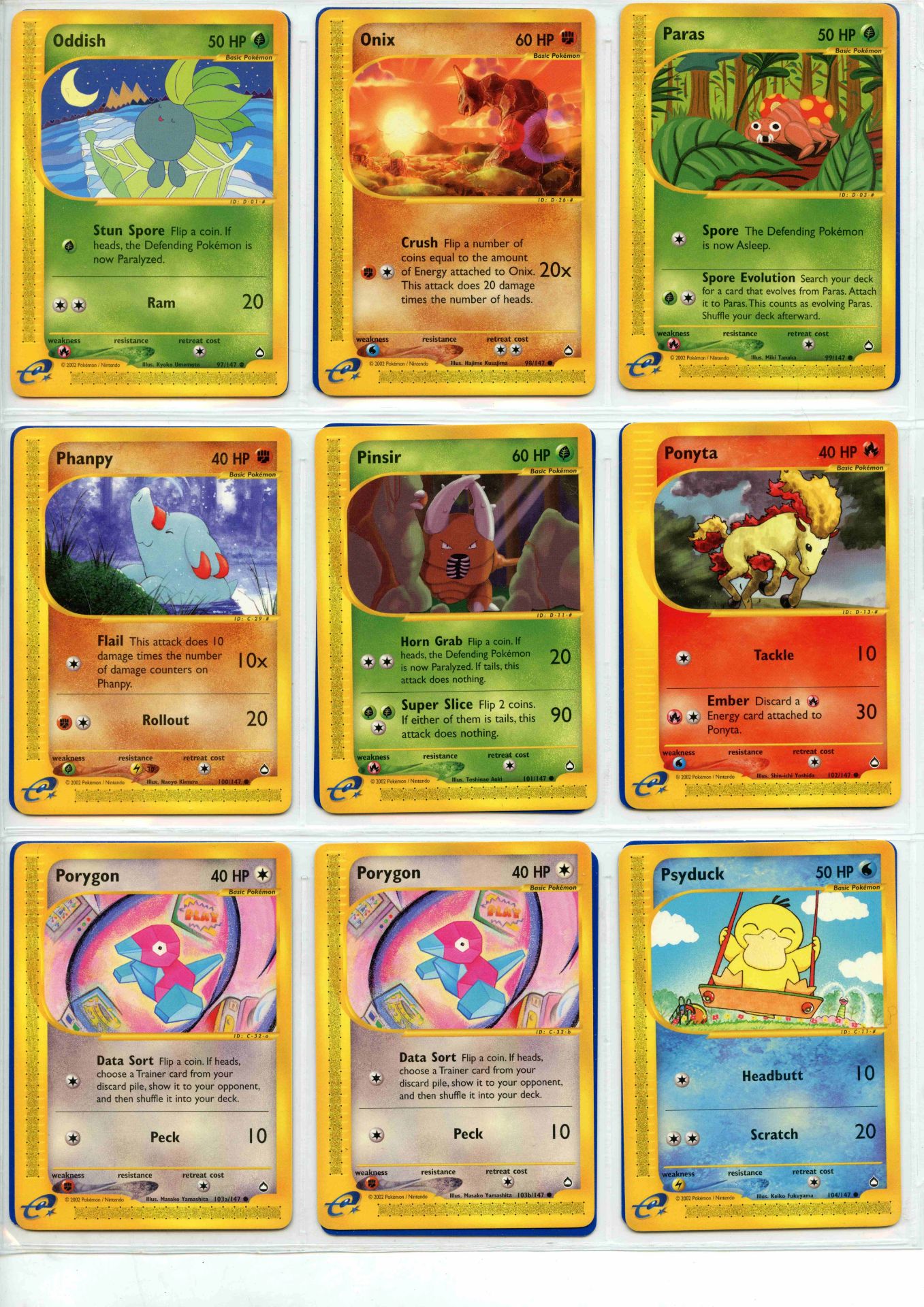 Pokemon TCG - Aquapolis Non-Holo Rare, Uncommon & Common - Complete Set 147/147 - This lot - Bild 12 aus 17