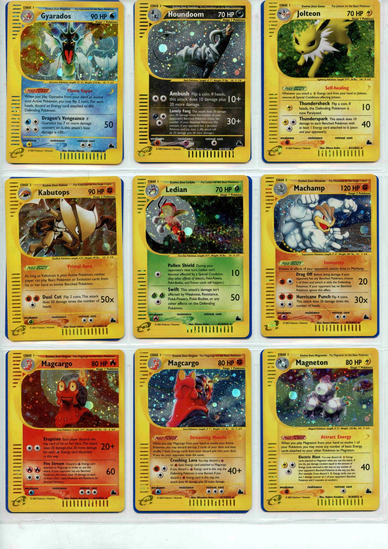 Pokemon TCG - Skyridge Master Set- Complete Set - This lot contains a complete Pokemon Skyridge - Bild 2 aus 43