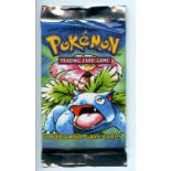 Pokemon TCG - Sealed Venusaur Artwork Base Set Booster Pack Sealed - Base Set - Sealed - This lot