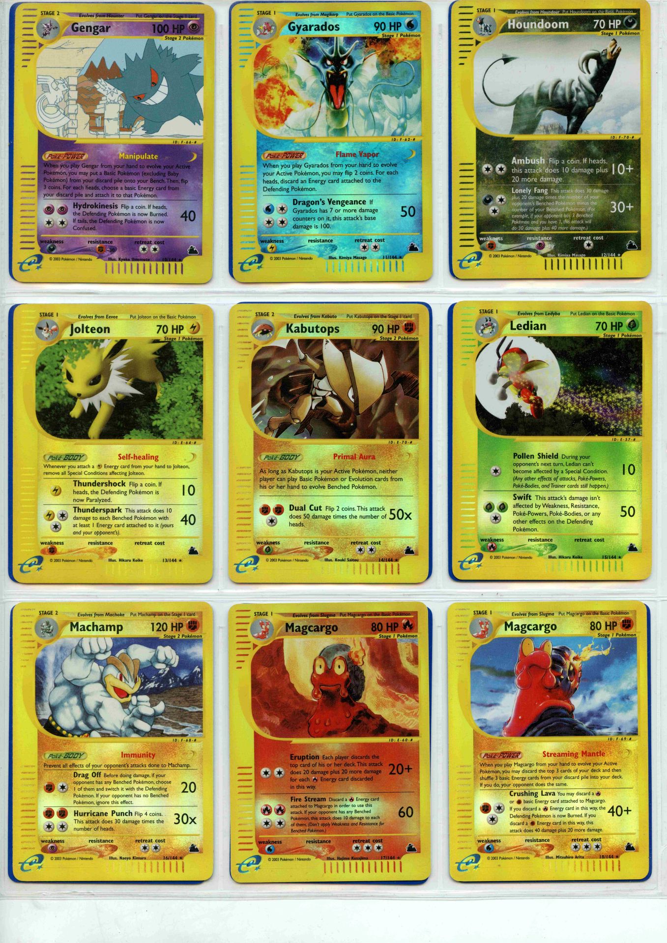 Pokemon TCG - Skyridge Master Set- Complete Set - This lot contains a complete Pokemon Skyridge - Bild 22 aus 43