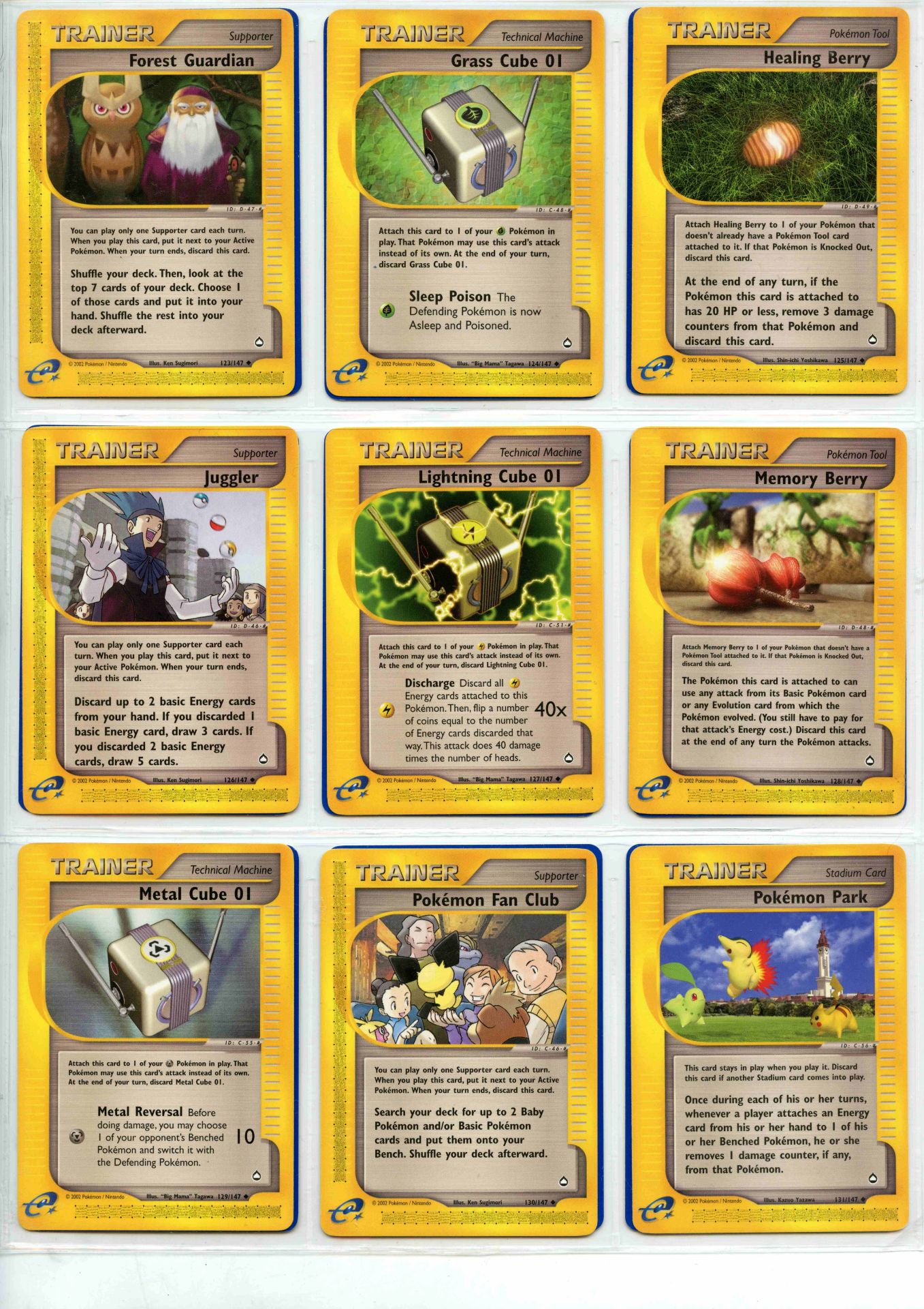 Pokemon TCG - Aquapolis Non-Holo Rare, Uncommon & Common - Complete Set 147/147 - This lot - Bild 15 aus 17
