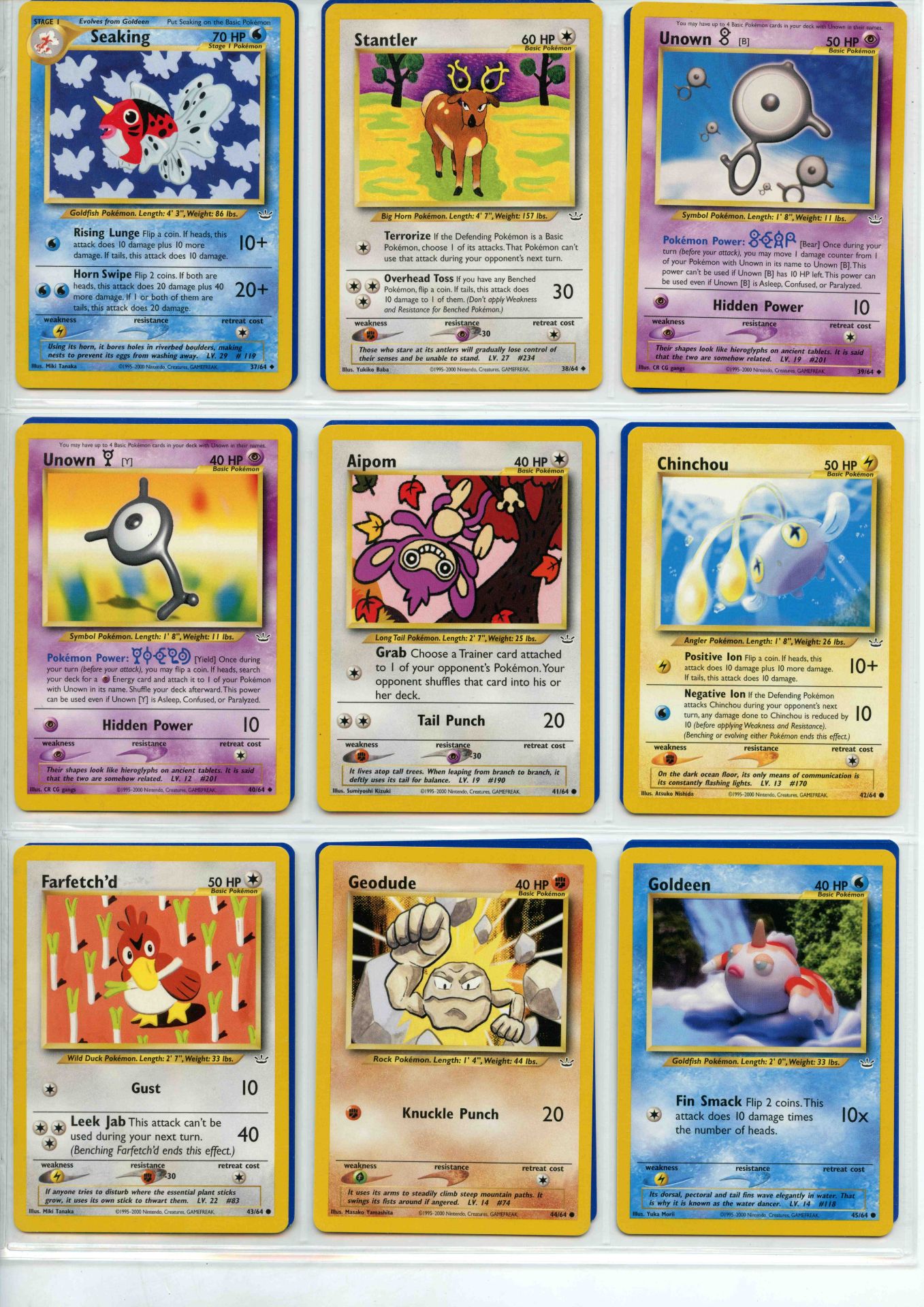 Pokemon TCG - Neo Revelation Unimited - Complete Set Including Shinings 66/64 - This lot contains - Bild 5 aus 8