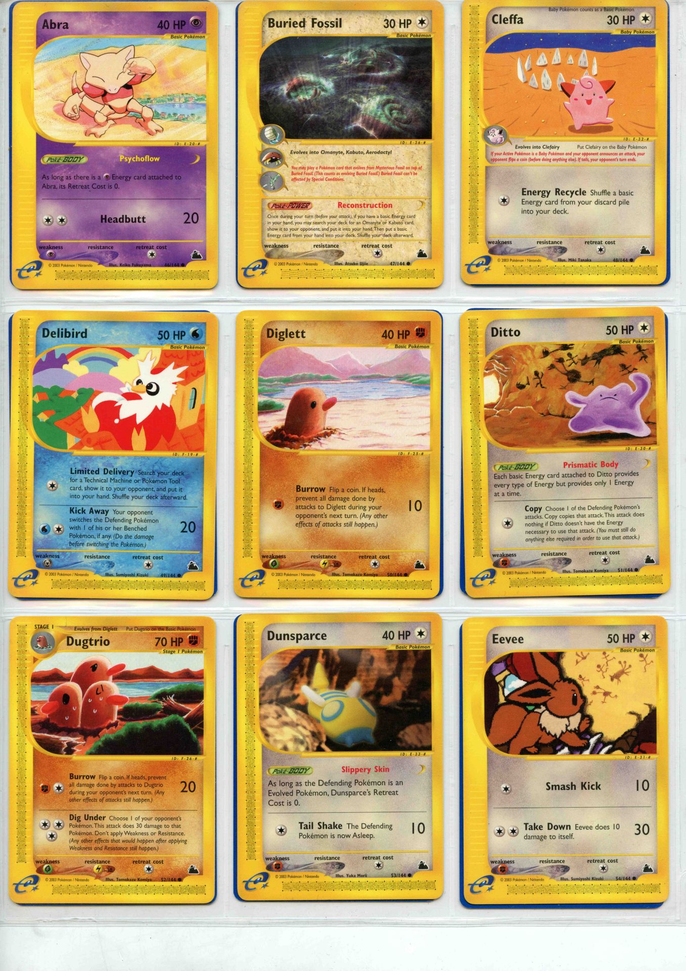 Pokemon TCG - Skyridge Master Set- Complete Set - This lot contains a complete Pokemon Skyridge - Bild 10 aus 43