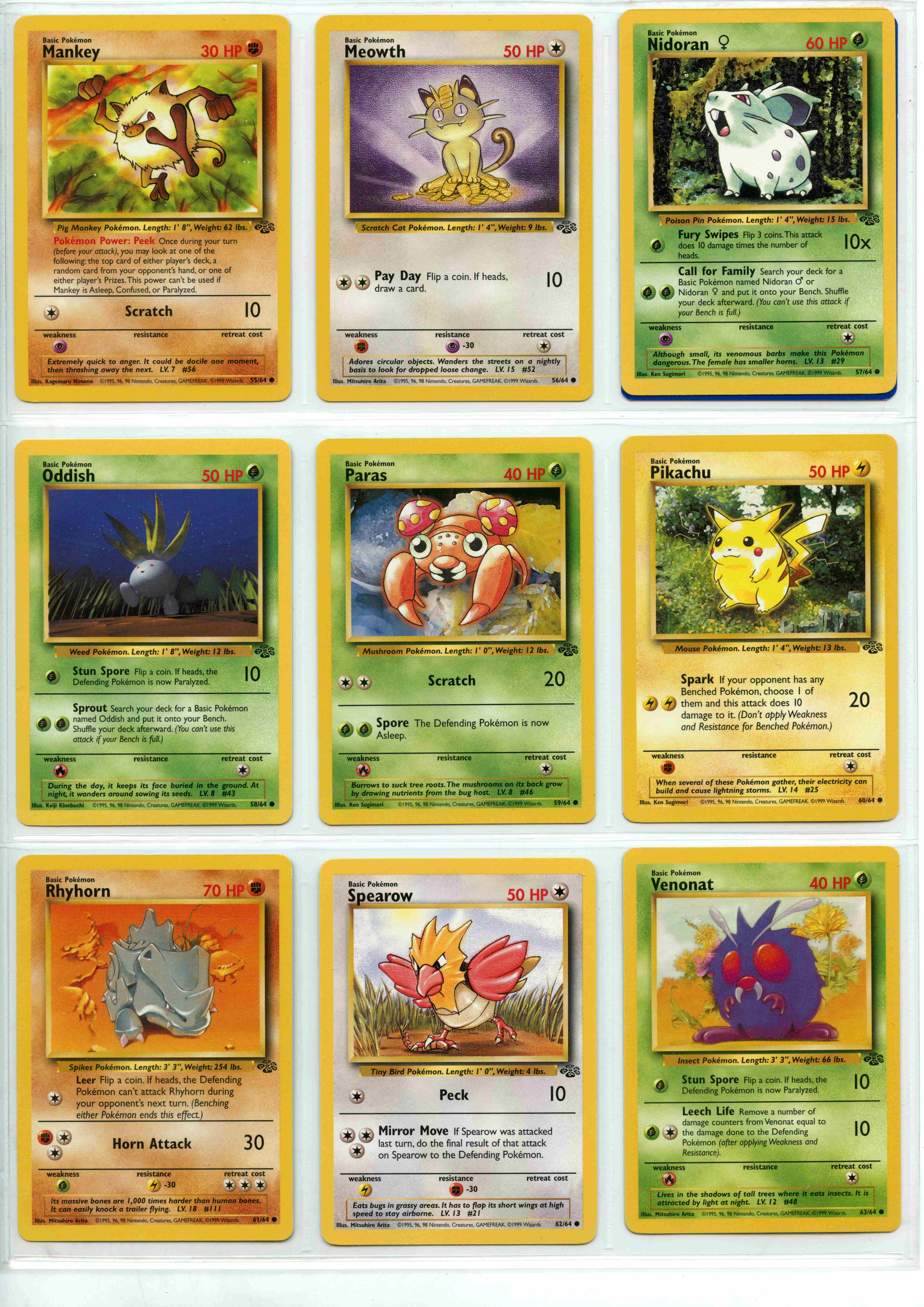 Pokémon TCG - Jungle Unlimited - Partially Complete Set 60/64 - This lot contains a partially - Image 7 of 7