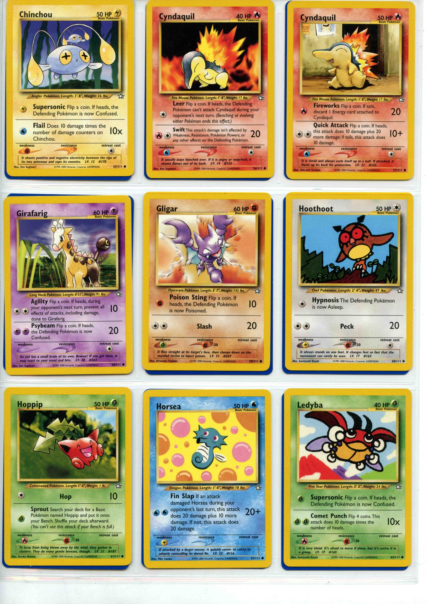Pokemon TCG - Neo Genesis Unlimited - Complete Set 111/111 - This lot contains a complete Pokemon - Bild 7 aus 13