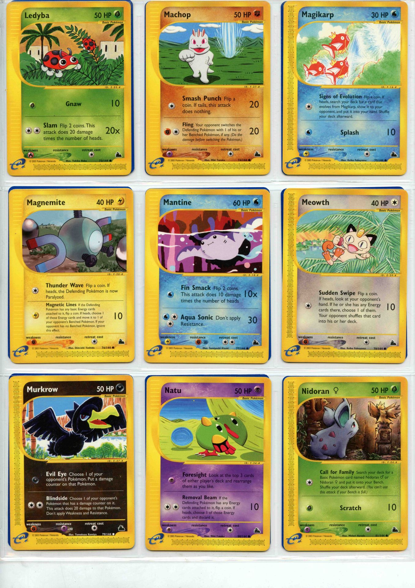 Pokemon TCG - Skyridge Master Set- Complete Set - This lot contains a complete Pokemon Skyridge - Bild 13 aus 43
