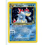 Pokemon TCG - Feraligatr 1st Edition HOLO - Neo Genesis - Moderately Played - This lot contains 1x