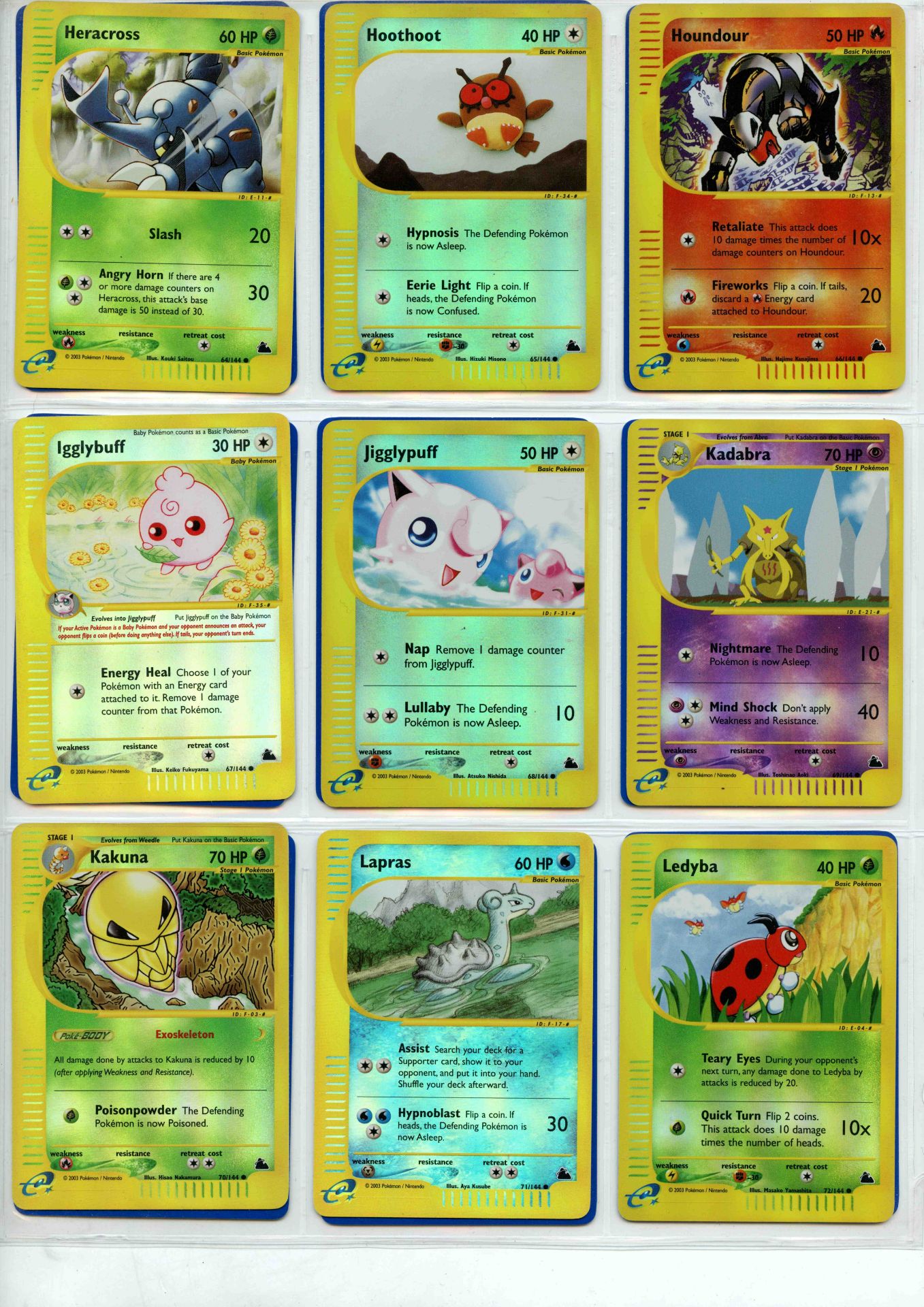 Pokemon TCG - Skyridge Master Set- Complete Set - This lot contains a complete Pokemon Skyridge - Bild 28 aus 43