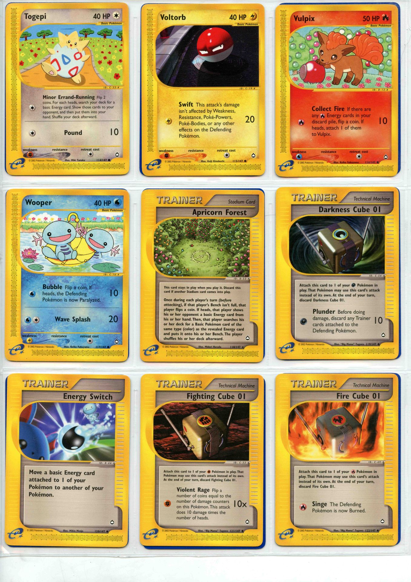 Pokemon TCG - Aquapolis Non-Holo Rare, Uncommon & Common - Complete Set 147/147 - This lot - Bild 14 aus 17